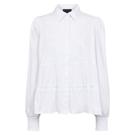 Levete Room LR-ISLA SOLID 95 Skjorte, Hvid 